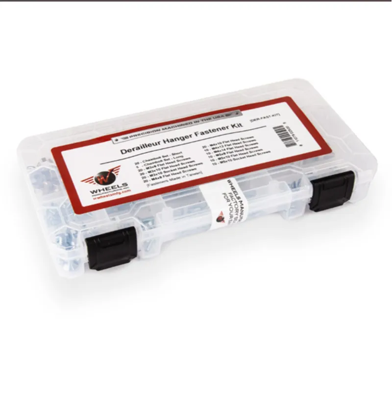 Wheels Manufacturing Derailleur Hanger Fastener Assortment Silver